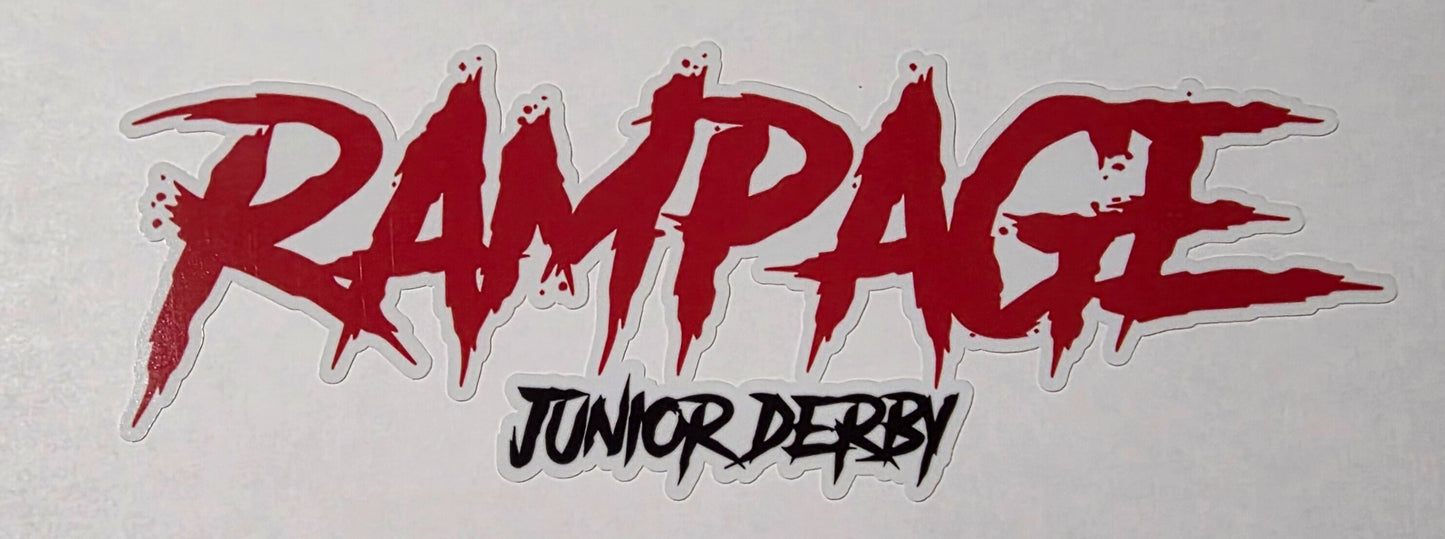 Sticker - Rampage Logo 8" x 3"