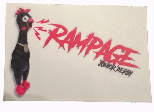Sticker - Rampage Chicken 3" x 2"