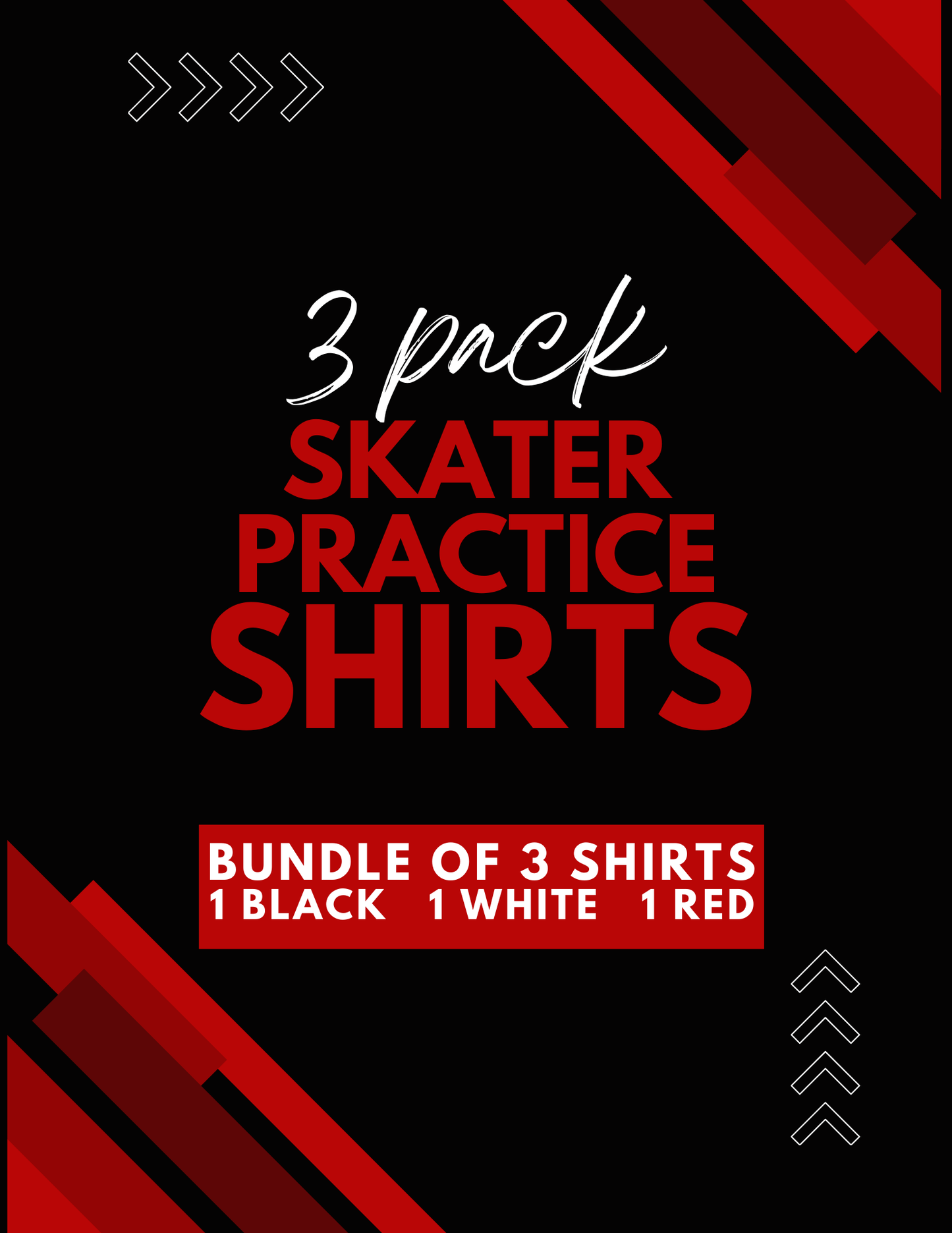 Skater Scrimmage Shirts - 3 pack