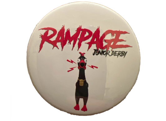 Rampage Chicken Button 2.25"