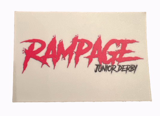 Rampage Decal  3" x 2"